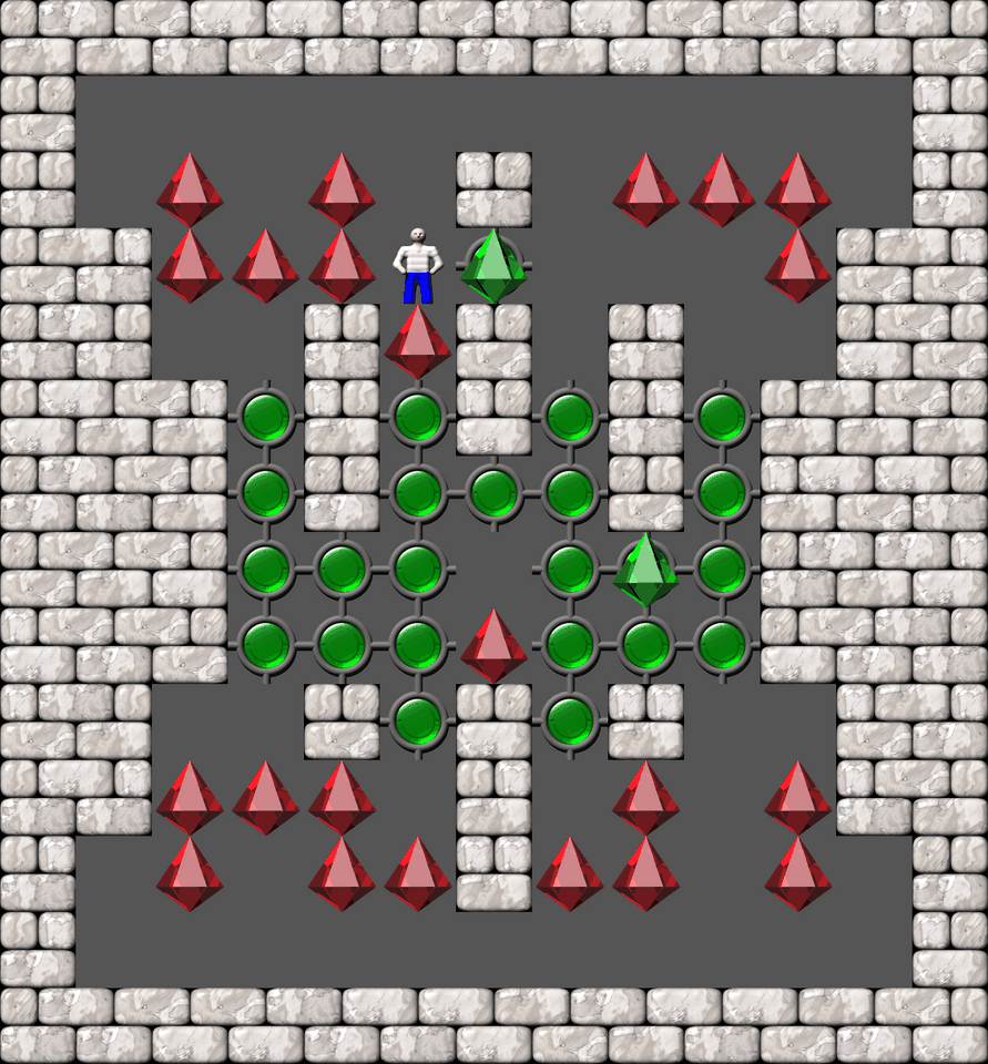 Sokoban Bugs550 collection level 370